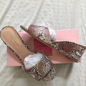 Kate Spade Animal Print Pink Sandals (Willow)